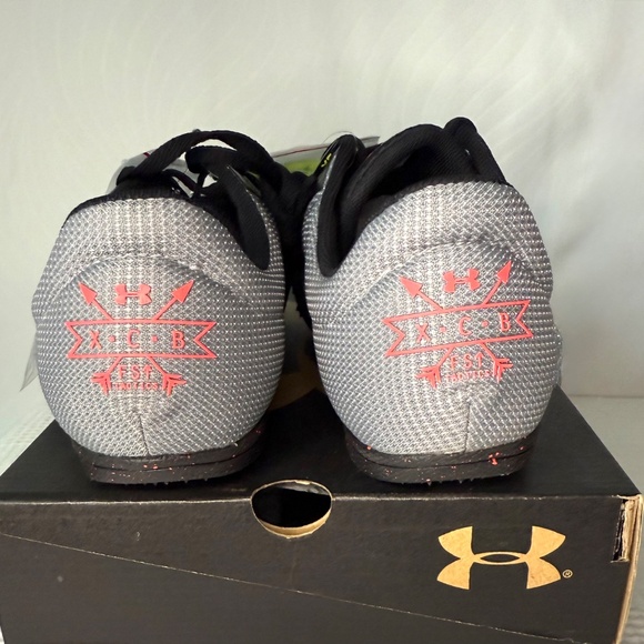 Under Armour XC Brigade Spikes, Grey and Black, 12 - Picture 6 of 9